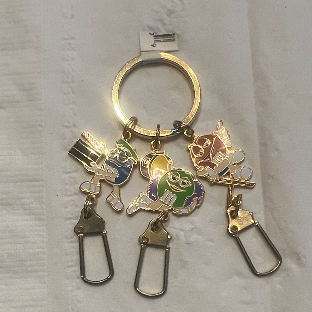 Colorful M&Ms Keychain Set - Picture 1 of 4